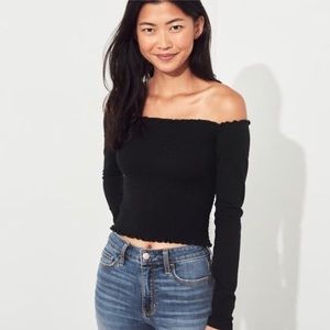 Smocked off the shoulder top